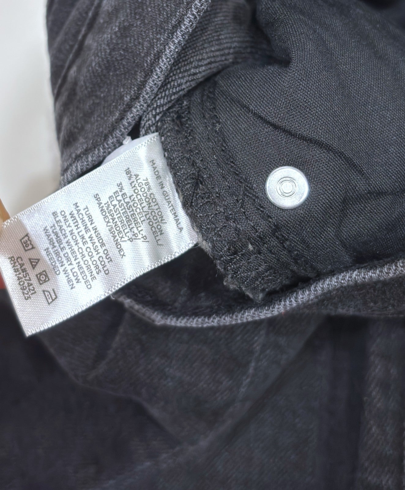 Loft The Wide Leg Black Raw Hem Denim Jeans - 0/25