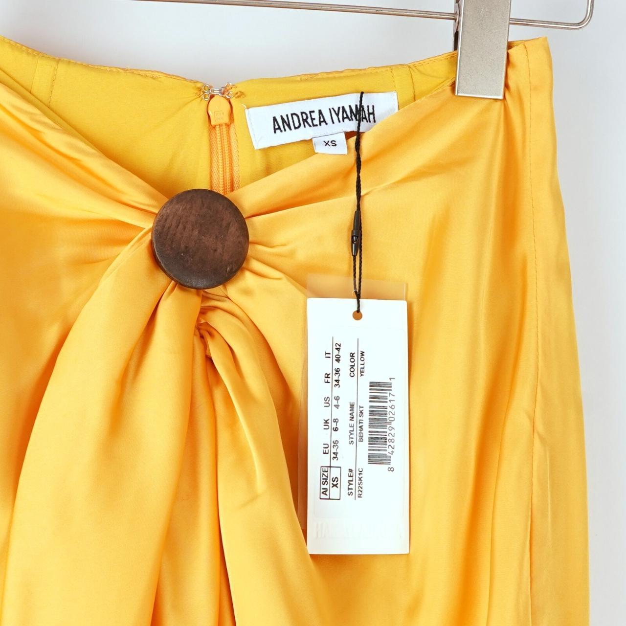 Andrea Iyamah Women's Yellow Skirt