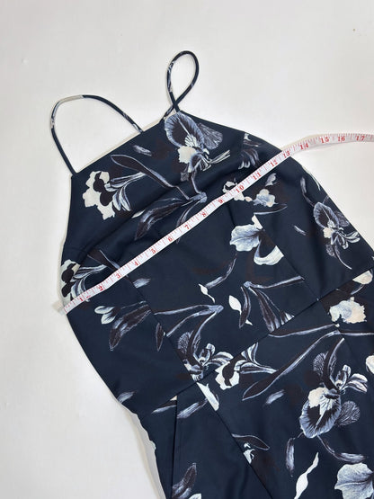Airlie Isolla Bella Halter Midi Dress Navy Floral Revolve - 6