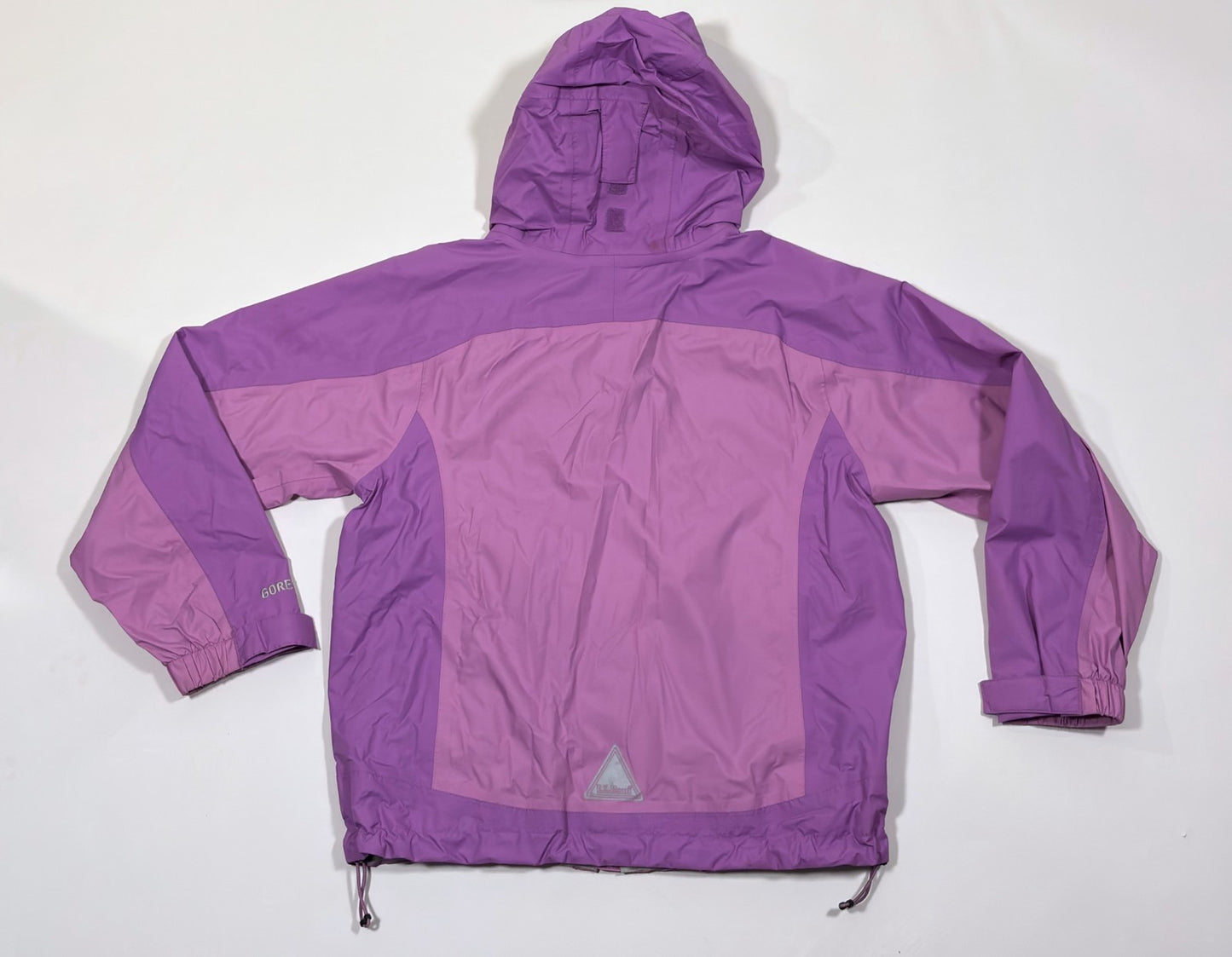 LL Bean Girls Rain Jacket Windbreaker Hoodie Purple - Kids 14-16