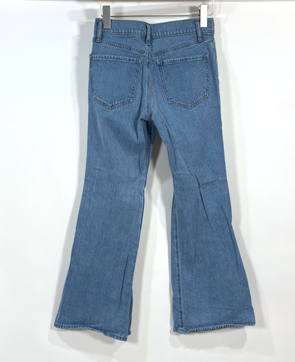 Express 70s Flare Mid Rise Jeans Light Wash - 0