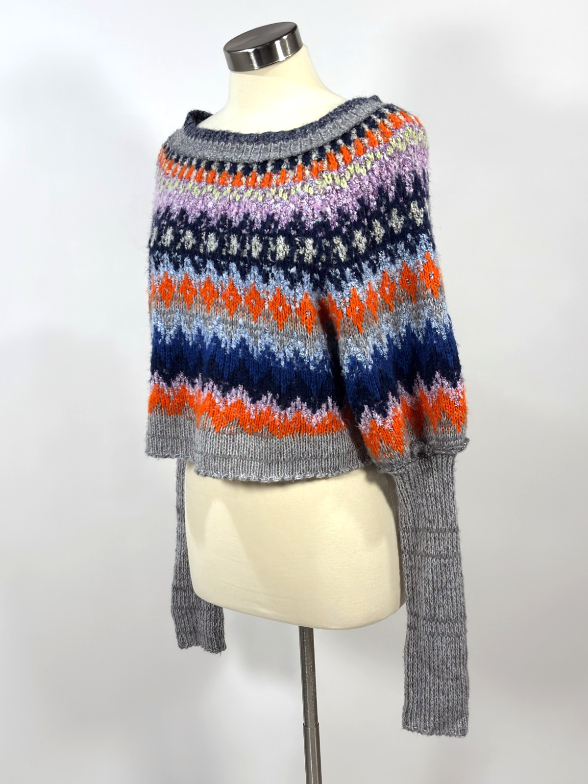 Free People Home for the Holidays Fair Isle Sweater - M