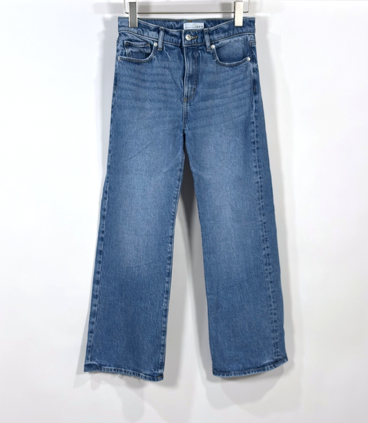 Loft The Wide Leg Jeans Medium Wash - Size 0/25