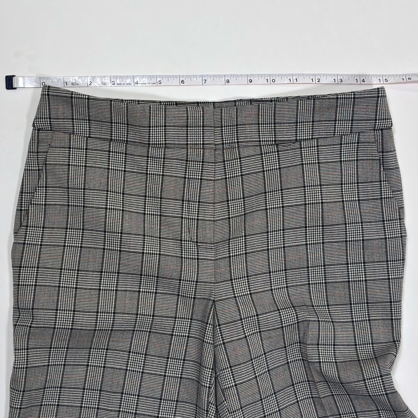 Nine West The Neo Classic Plaid Straight Leg Trouser Pants - 2