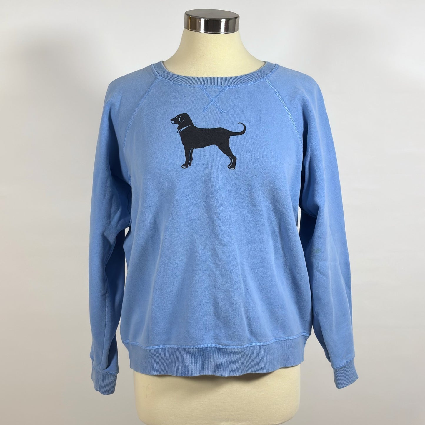 Black Dog Original Crew Neck Sweatshirt baby Blue - M