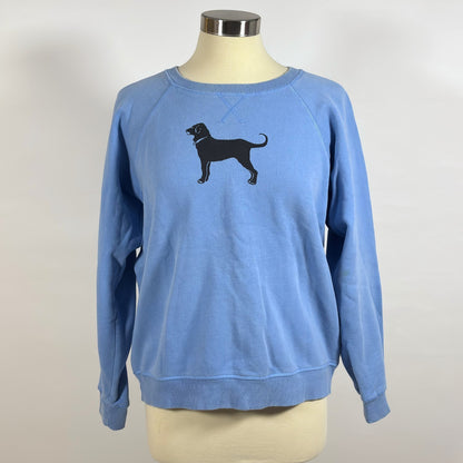 Black Dog Original Crew Neck Sweatshirt baby Blue - M