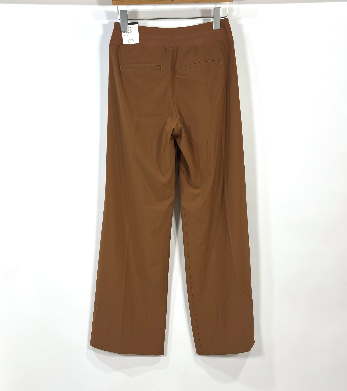 Calia TrueLight Wide Leg Pants Rocky Mountain Brown Mid Rise - XS