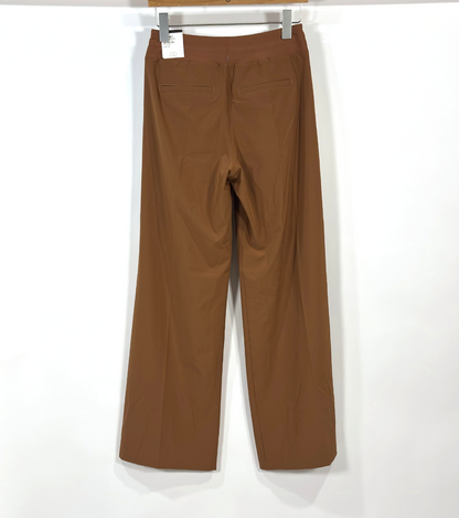 Calia TrueLight Wide Leg Pants Rocky Mountain Brown Mid Rise - XS