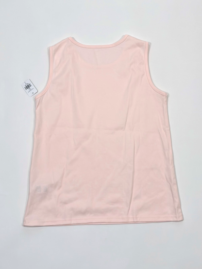 LL Bean Cotton Tank Top Petal Pink - S