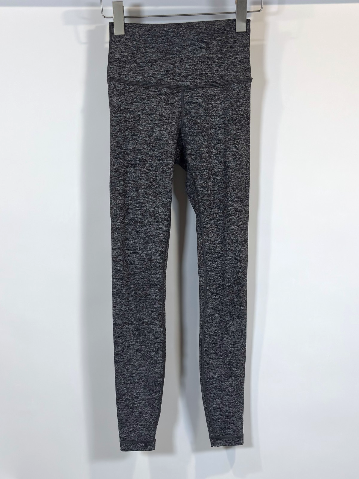 Lululemon Wunder Under Hi-Rise Tight *28" Heathered Black Gray Legging - 4