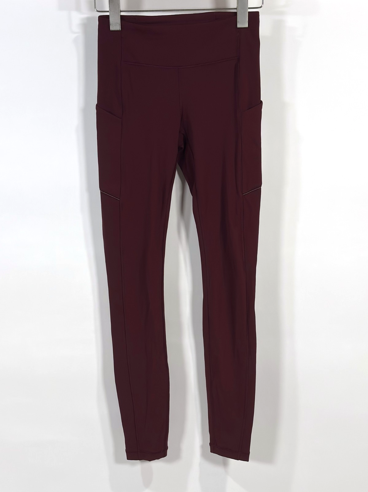 Lululemon Speed Up Tight Leggings 28" Garnet Burgundy Maroon - 4