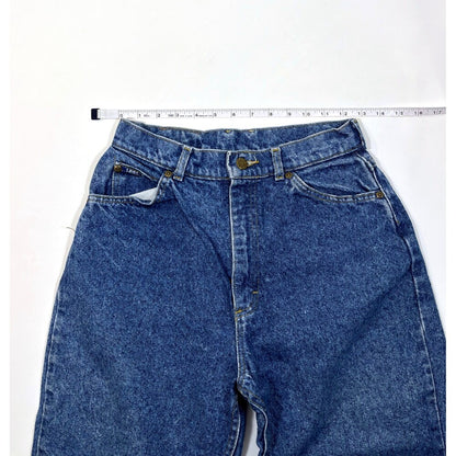 Vintage Lee Tapered Leg Mom Denim Jeans 80s 90s Medium Wash - 25