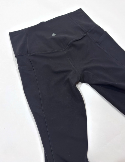 Athleta Salutation Stash Capri Black Pockets - Size XS