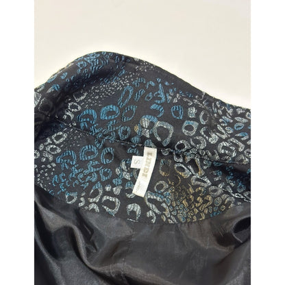 Lindi Silk Jacket Art to Wear Patchwork Tapestry Longline - S