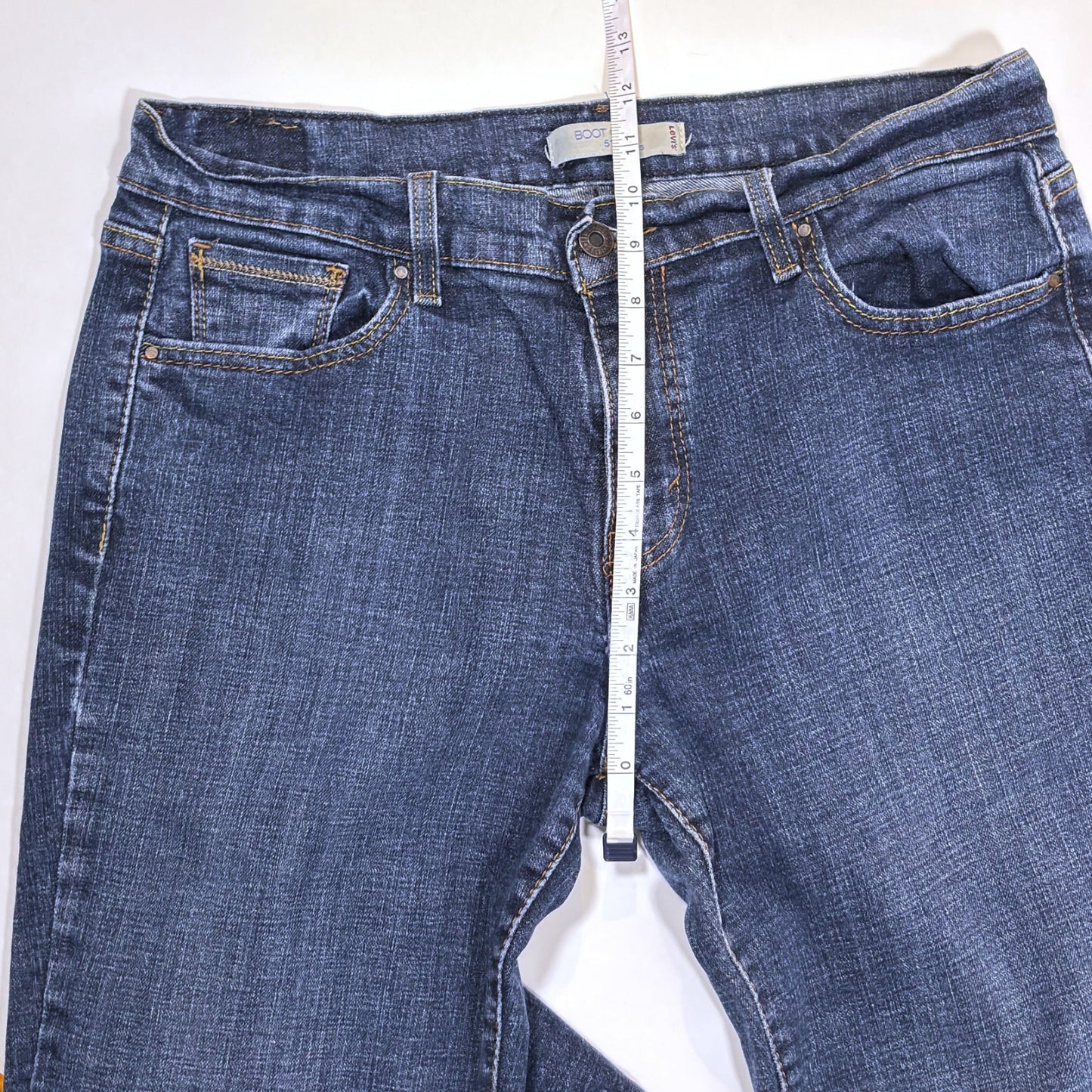 Levi's 515 Bootcut Jeans Mid Rise Dark Wash - 12L