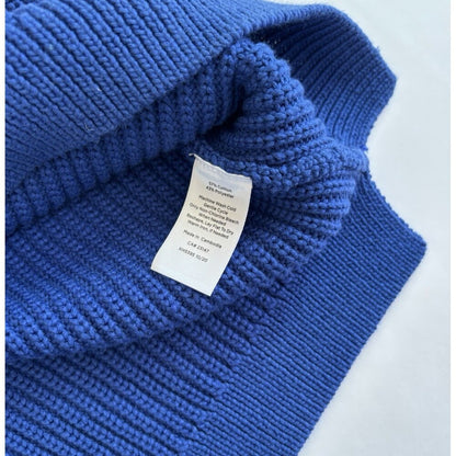 Talbots Turtleneck Sleeveless Knit Sweater Vest Royal Blue - XS
