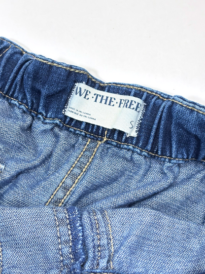 We The Free People Silverton Barrel Jeans Earth Angel - S