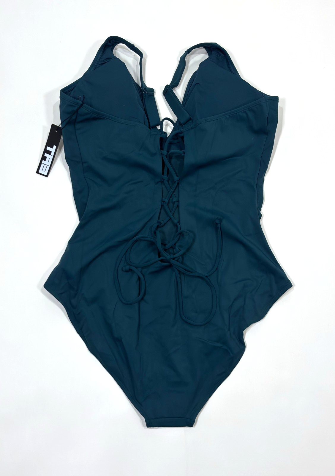 TA3 Plungey Shapewear Swimsuit Teal - 3X