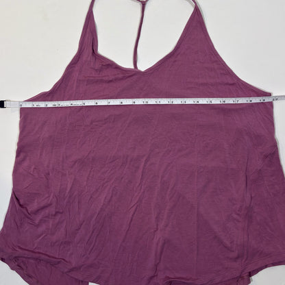 Lululemon Modal-Silk Lightweight Tie-Back Tank Top Purple - 14