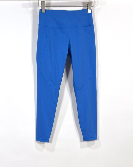 Sweaty Betty Power 7/8 Workout Leggings Royal Blue - Size 4 / XS