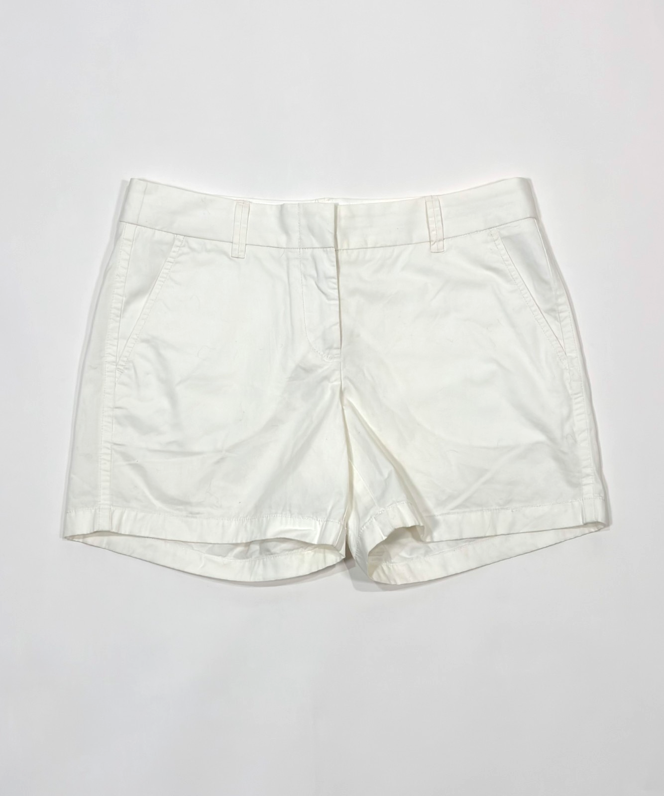 J Crew White Chino Shorts - 4