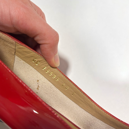 Salvatore Ferragamo Vara Bow Pumps Red Patent Leather - 10