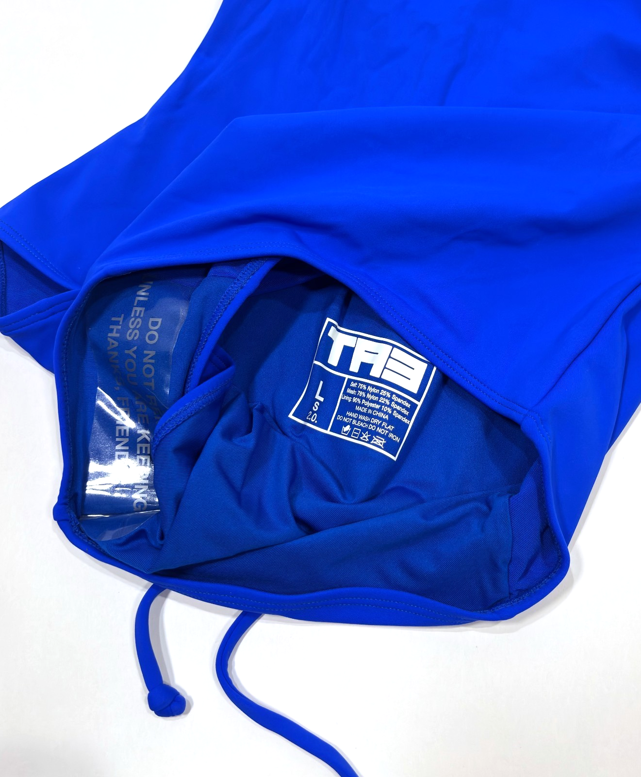 TA3 Plungey Shapewear Swimsuit Sapphire Blue - L Short