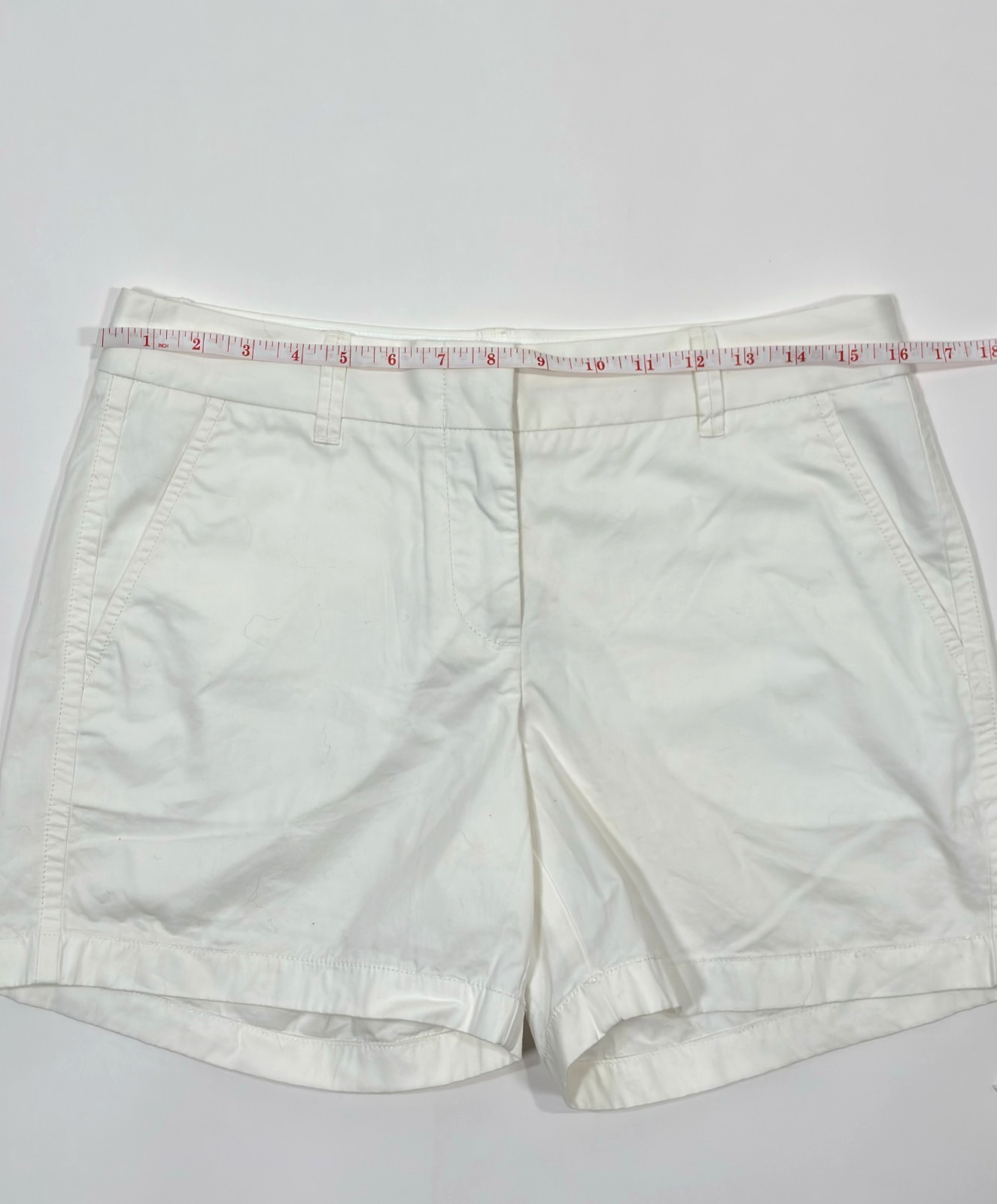 J Crew White Chino Shorts - 4
