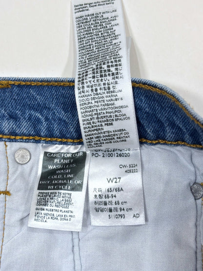 Levi's 501 Cutoff Denim Jean Shorts Medium Wash - 27