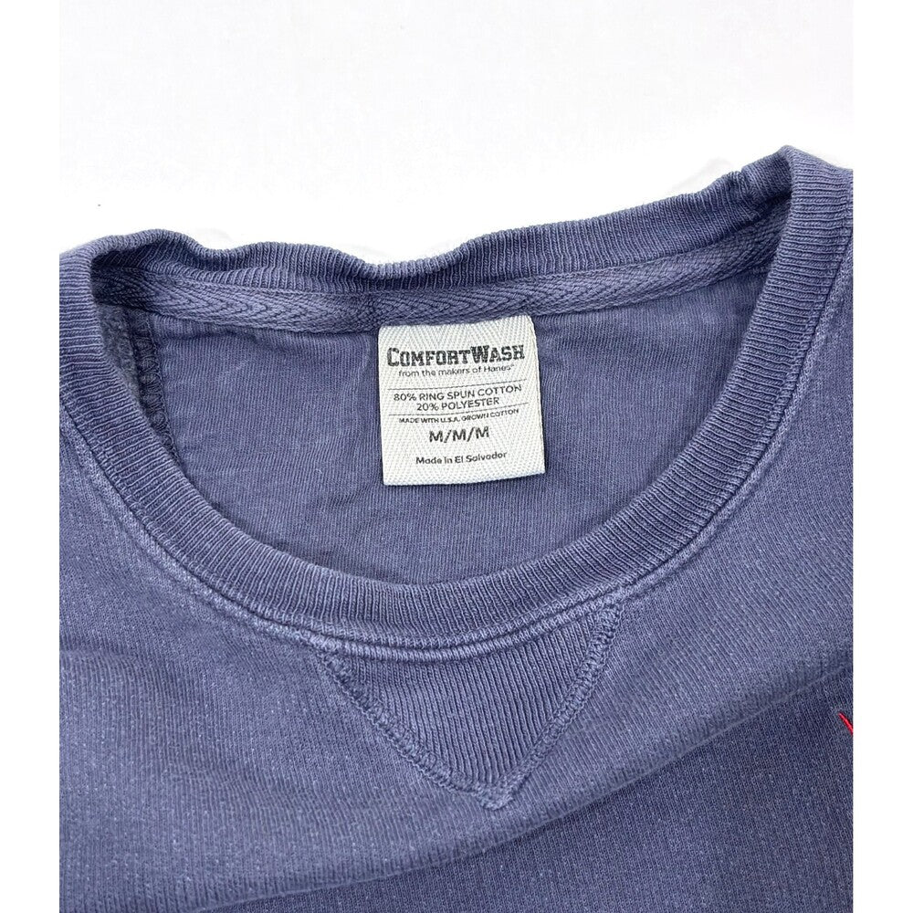 Wellborn Musclecar Museum Embroidered Sweatshirt Crewneck Blue - M