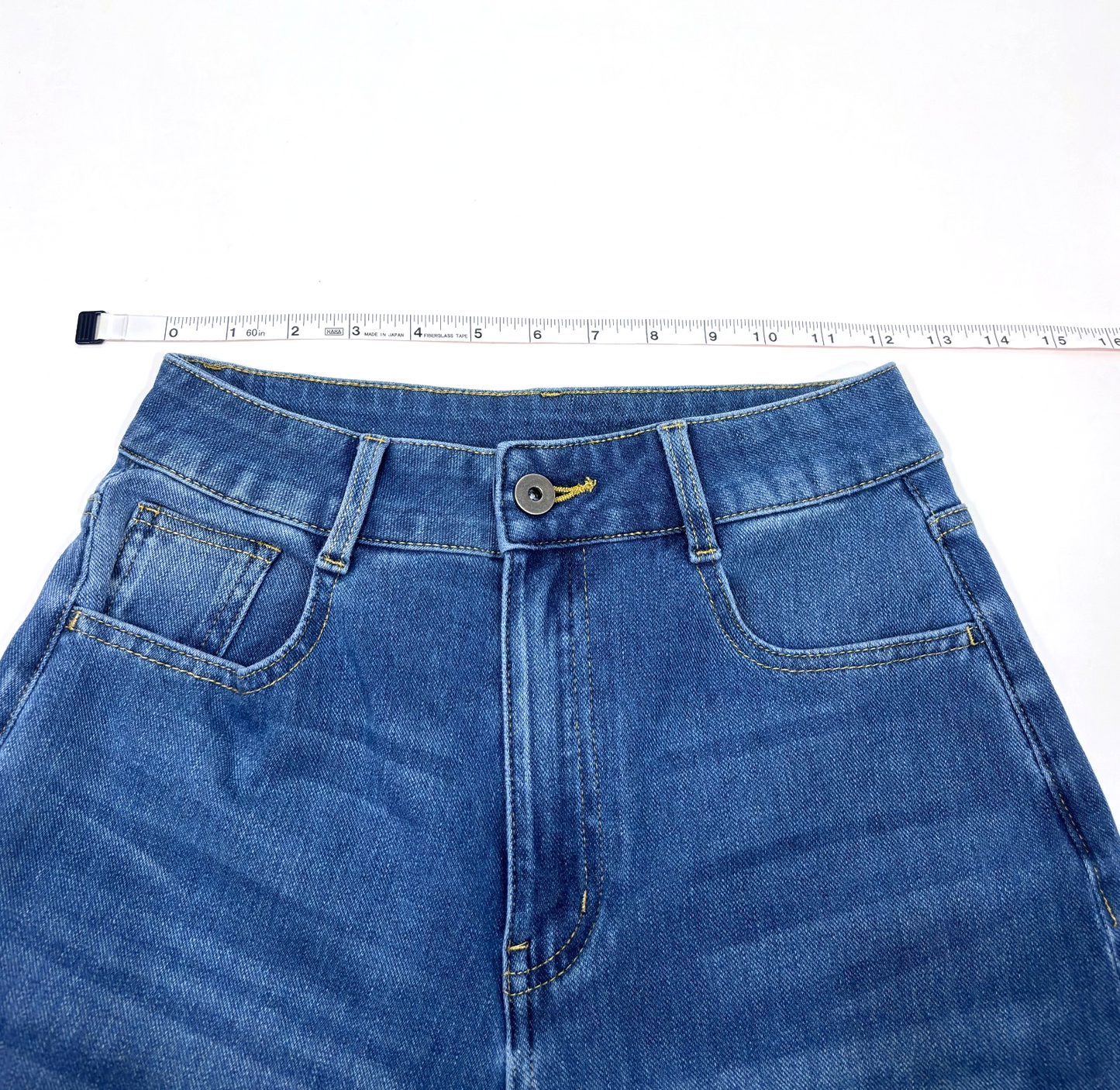 Halara Flex High Waisted Pockets Rolled Hem Wide Leg Jeans - XS Petite