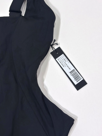 TA3 High Cut Square Neck Swimsuit Black - XS
