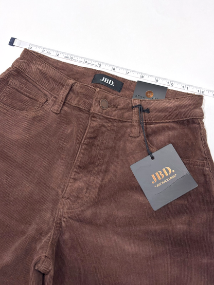 Just Black Denim JBD Brown Corduroy Wide Leg Pants - 24