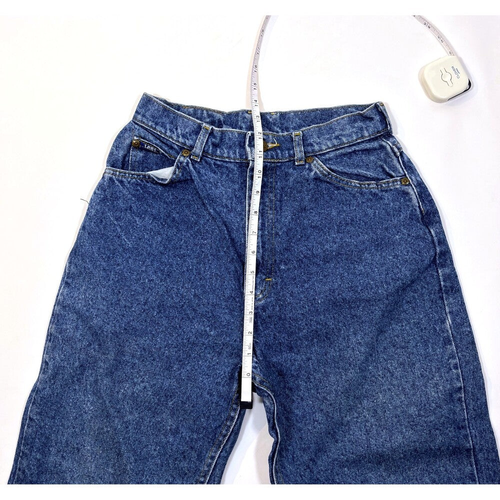 Vintage Lee Tapered Leg Mom Denim Jeans 80s 90s Medium Wash - 25