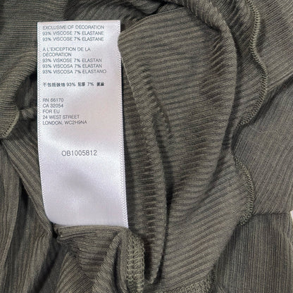 Free People Shimmy Shake Top Backless Open Back Long Sleeve Relaxed - M