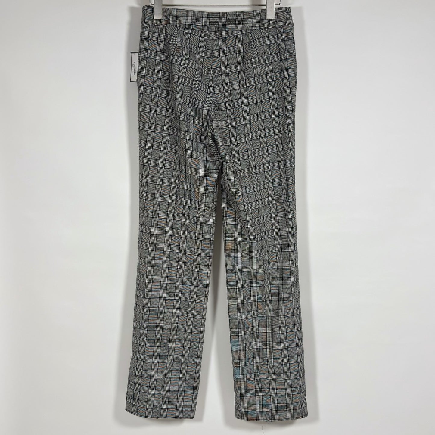 Nine West The Neo Classic Plaid Straight Leg Trouser Pants - 2