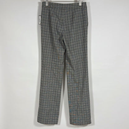 Nine West The Neo Classic Plaid Straight Leg Trouser Pants - 2