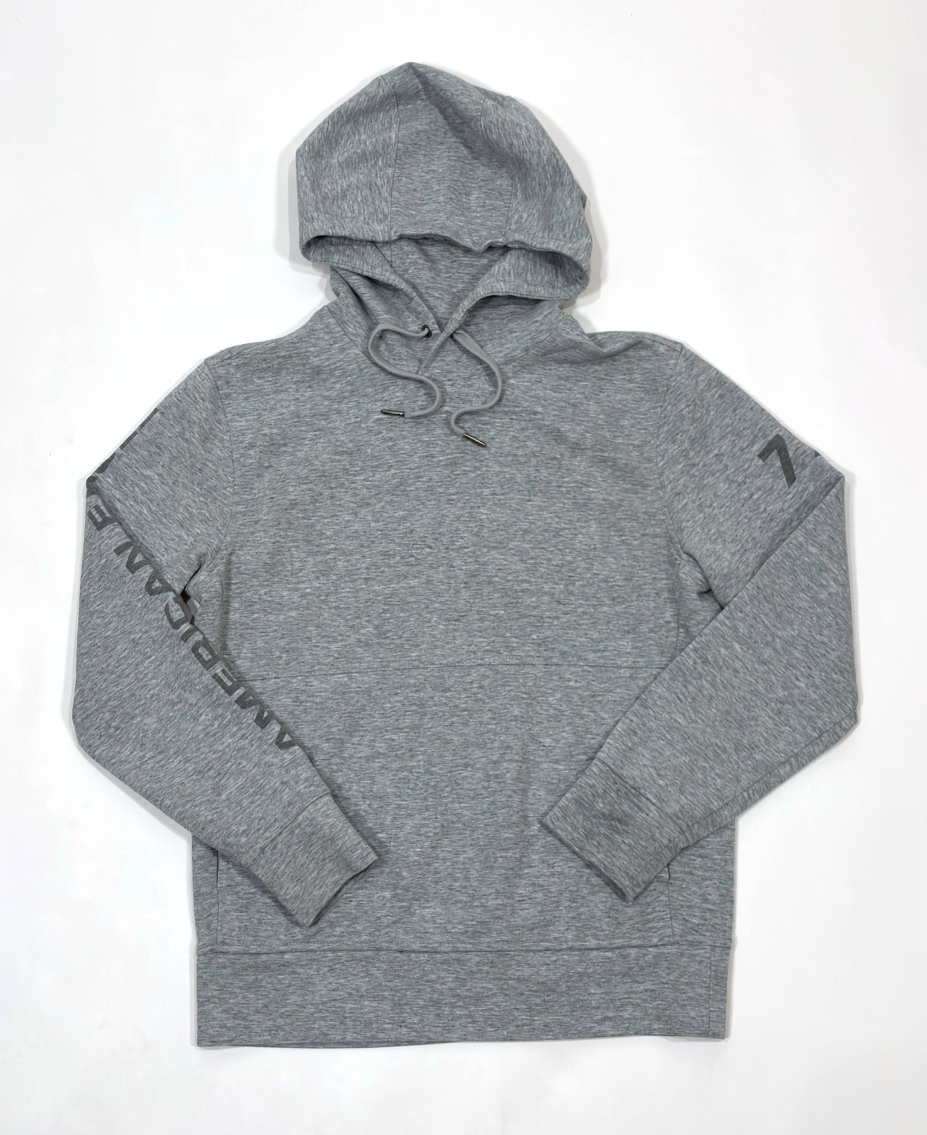 American Eagle AE Heather Grey Hoodie Sweatshirt - Mens XS