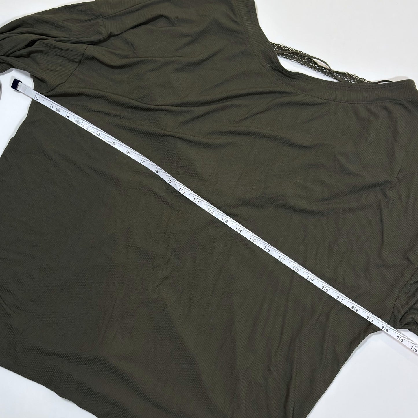 Free People Shimmy Shake Top Backless Open Back Long Sleeve Relaxed - M