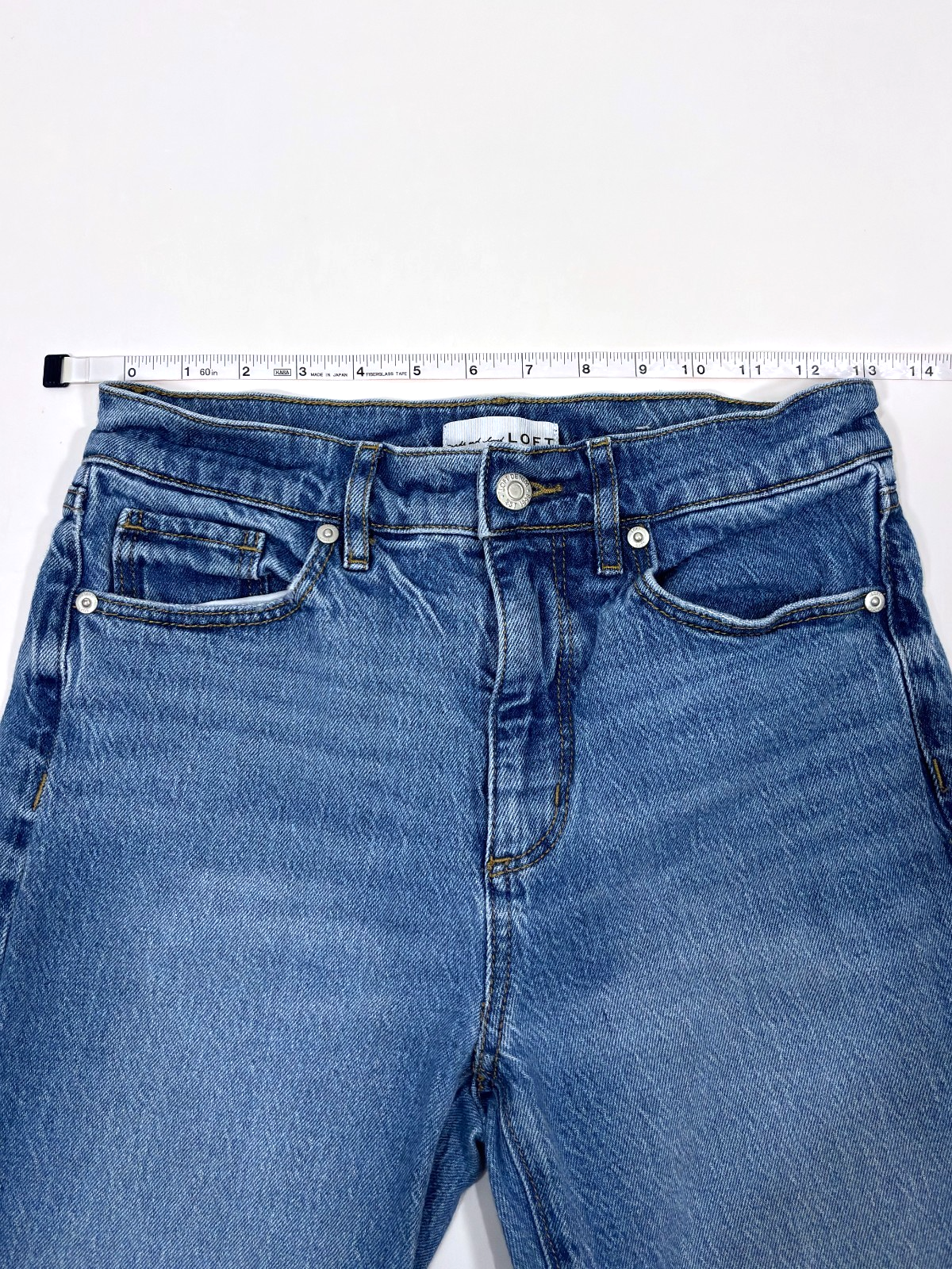 Loft The Wide Leg Jeans Medium Wash - 0/25