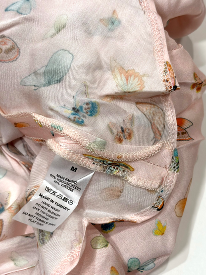 My Beachy Side x Emily in Paris Butterfly Halter Mini Dress Pink - M