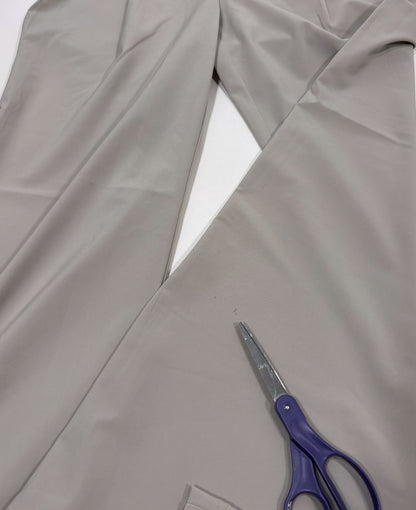 Lou & Grey Wanderweave Wide Leg Stretch Pleated Trouser Pants Grey - XS