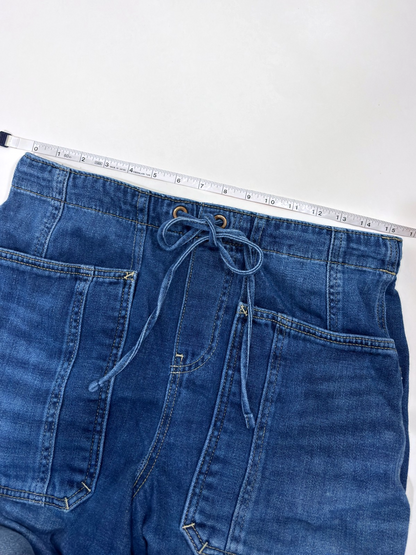 We The Free People Silverton Barrel Jeans Earth Angel - S