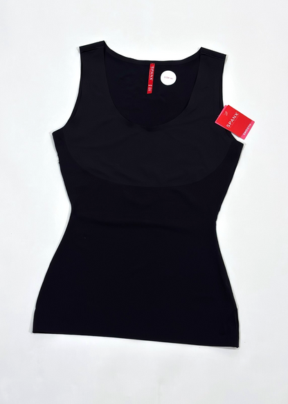 Spanx Invisible Shaping Cami Tank Shapewear Smoothing Black - M