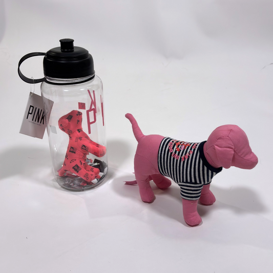 VS Pink Water Bottle & Plush