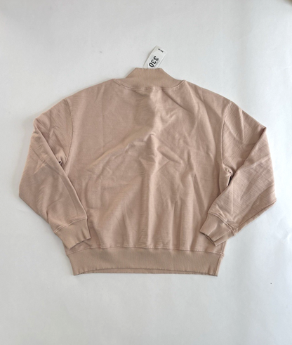 Adriano Goldschmied AG Pullover Mock Neck Sweatshirt Rose Pink - S