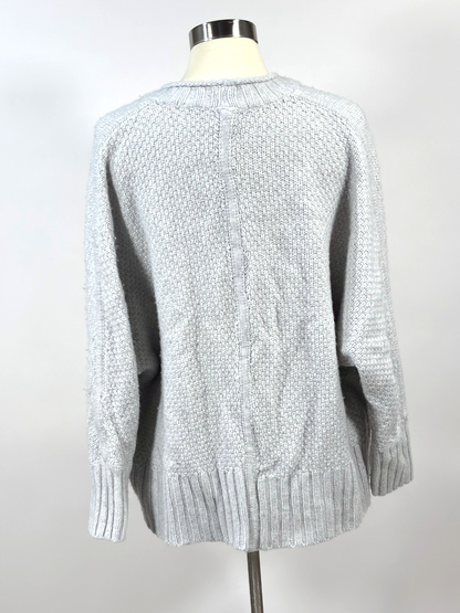 Madewell Whitley Open Cardigan Sweater Wool Alpaca Blend Grey - S