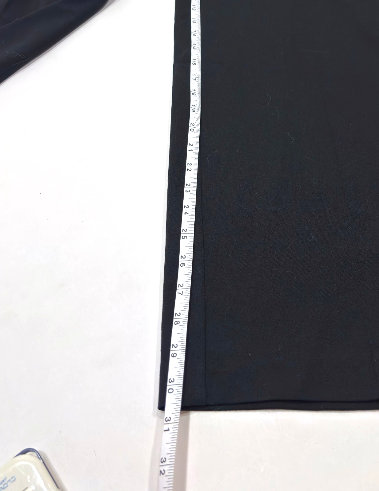 Zara Wide-Leg Double Waistband Trouser Pants Black White Drawstring - M
