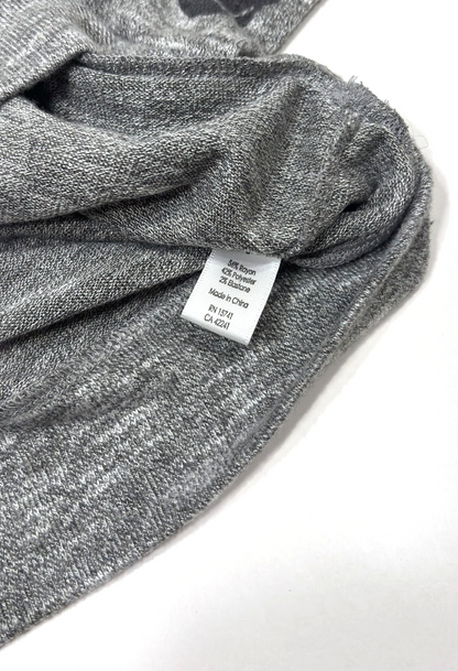 PJ Salvage Skull Crewneck Long Sleeve Gray Black - Small
