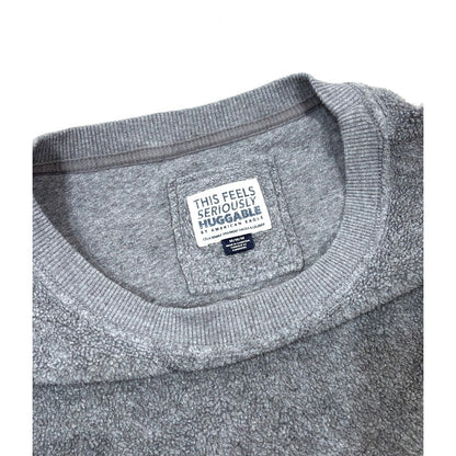 Aerie Sweatshirt Oversized Dolman Sleeve Crew Neck Grey - M